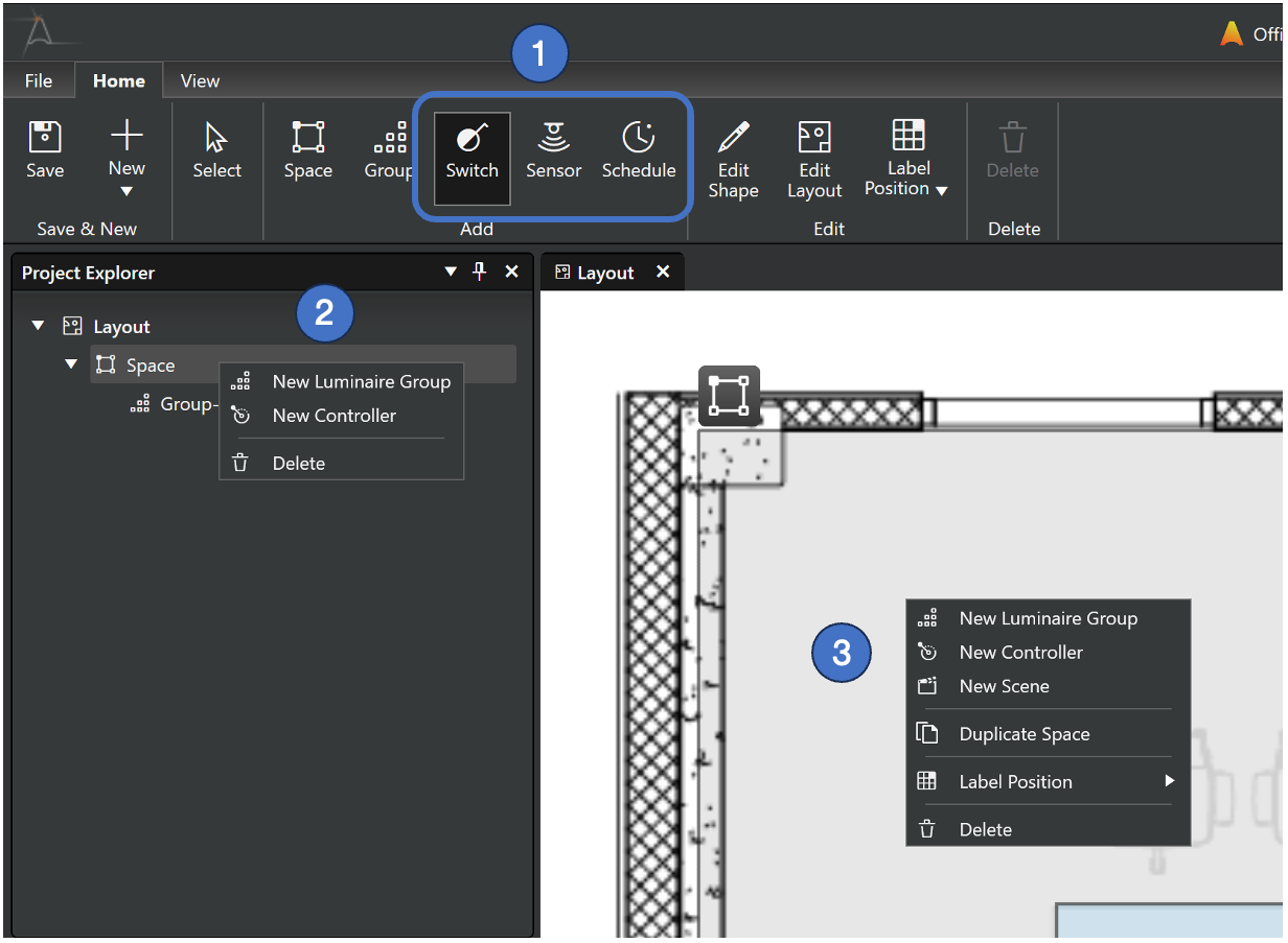 Creating a virtual controller in Casambi Pro for Windows