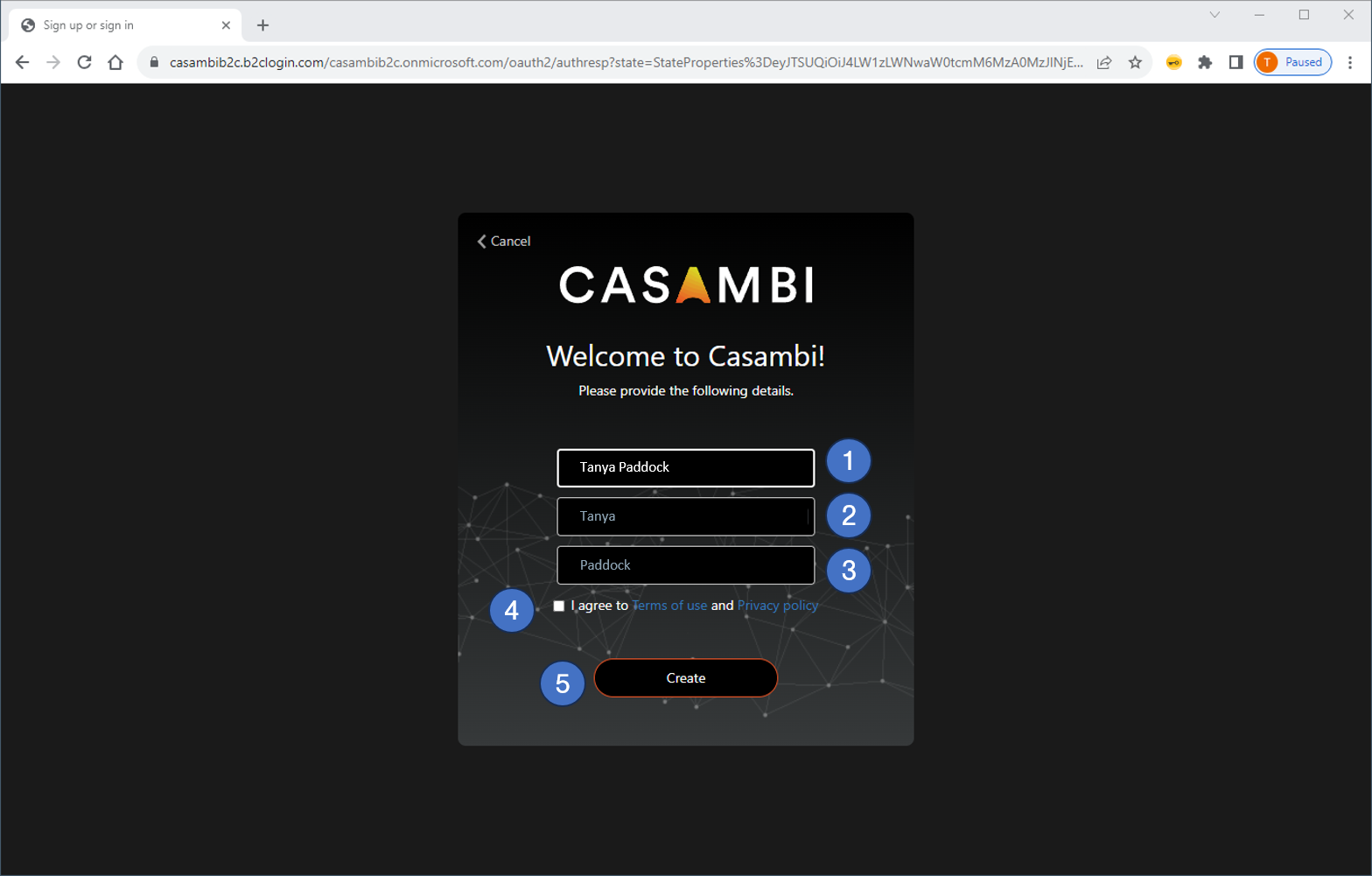 Creating a Pro account