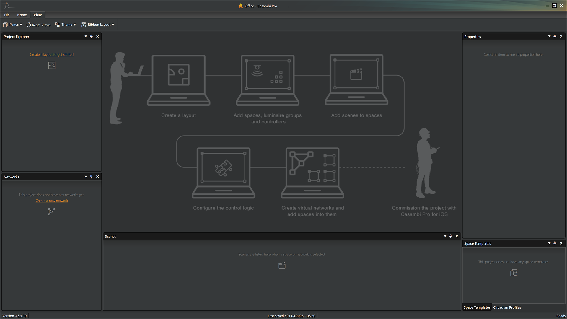 Main Workspace Windows