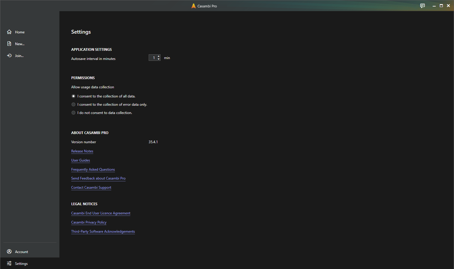 Windows Settings Tab