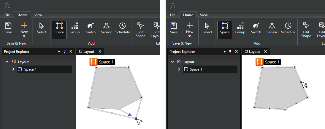 The Edit Shape Tool
